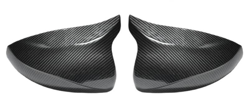 Außenspiegel für Passend für Audi A3 S3 8V RS3, Ersatz-Seitenspiegelabdeckungen, Kappen in Carbon-Optik, 2013–2019. Spiegelkappen(Carbon Look) von RVIFY