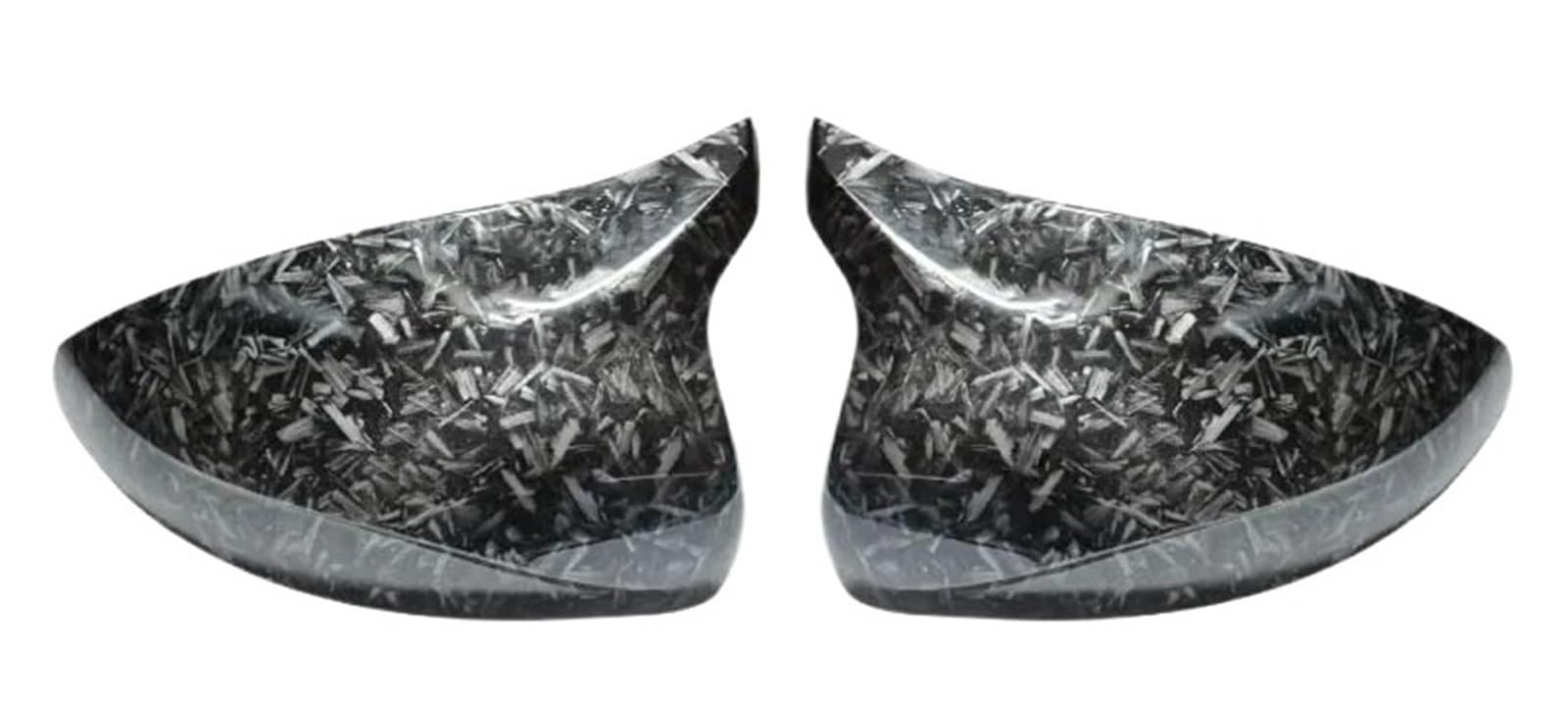 Außenspiegel für Passend für Audi A3 S3 8V RS3, Ersatz-Seitenspiegelabdeckungen, Kappen in Carbon-Optik, 2013–2019. Spiegelkappen(Forged Grain) von RVIFY