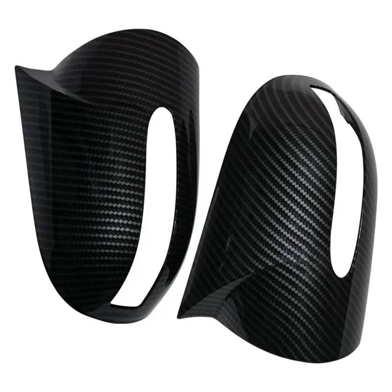 Außenspiegel für Passend für Mercedes-Benz E, C-Klasse W211 W203 2001–2007. Rückspiegelkappen, Seitenspiegelabdeckung. Spiegelkappen(Carbon Look) von RVIFY
