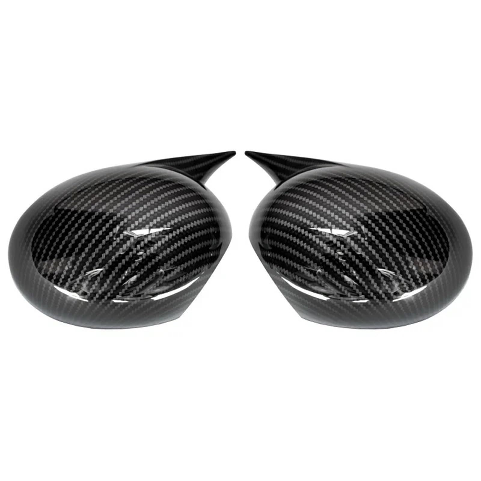 Außenspiegel für Passend für Mini Cooper R50 R52 R53, 2 Stück Abdeckkappen für die Rückspiegel. Spiegelkappen(Carbon Look) von RVIFY