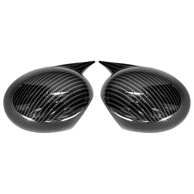 Außenspiegel für Passend für Mini Cooper R50 R52 R53, 2 Stück Abdeckkappen für die Rückspiegel. Spiegelkappen(Carbon Look) von RVIFY