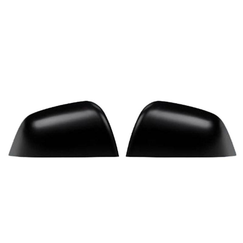 Außenspiegel für Passend für Tesla Model 3 Highland, passend für Model Y, ABS-Rückspiegel, dekorative Schale aus Kohlefaser. Spiegelkappen(Y Matte Black) von RVIFY