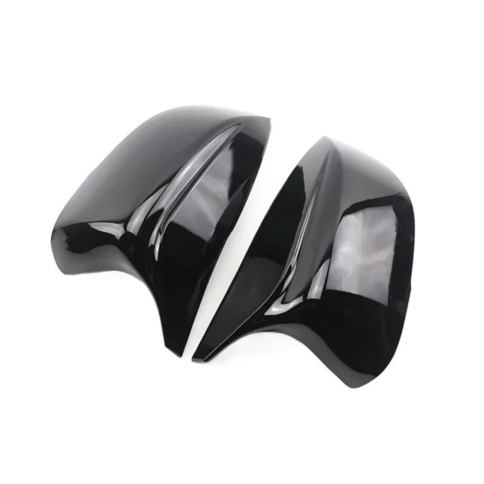 Außenspiegel für Schwarze Spiegelabdeckung mit Carbonfaser-Muster, passend für Infiniti Q50 Q60 QX30 Q70 2014–2022, Paar. Spiegelkappen(Black) von RVIFY