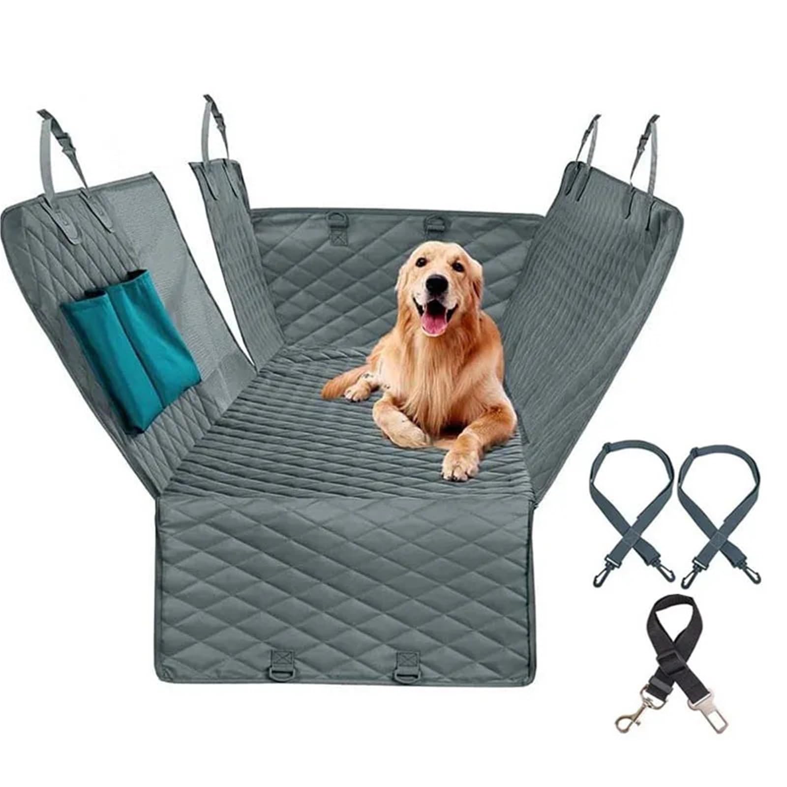 Car Trunk Liner 147 * 137 cm Universelle wasserdichte und rutschfeste Anti-Kratz-Schutzpolster Hunde Anti-Schmutz-Automatten Kofferraum Schutzmatte(H) von RVIFY