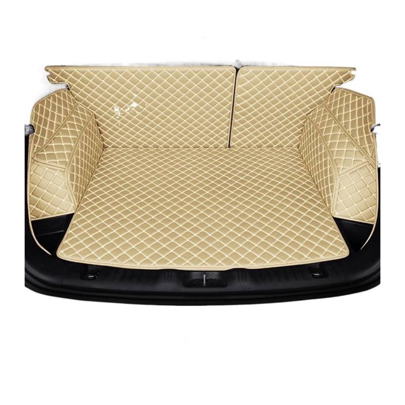 Car Trunk Liner Auto-Kofferraum-Matten Fit für Dodge Journey 2009 2010 2011 2012 2013-2018 Custom Cargo Liner Teppich Kofferraum Schutzmatte(Beige,2016-2018) von RVIFY