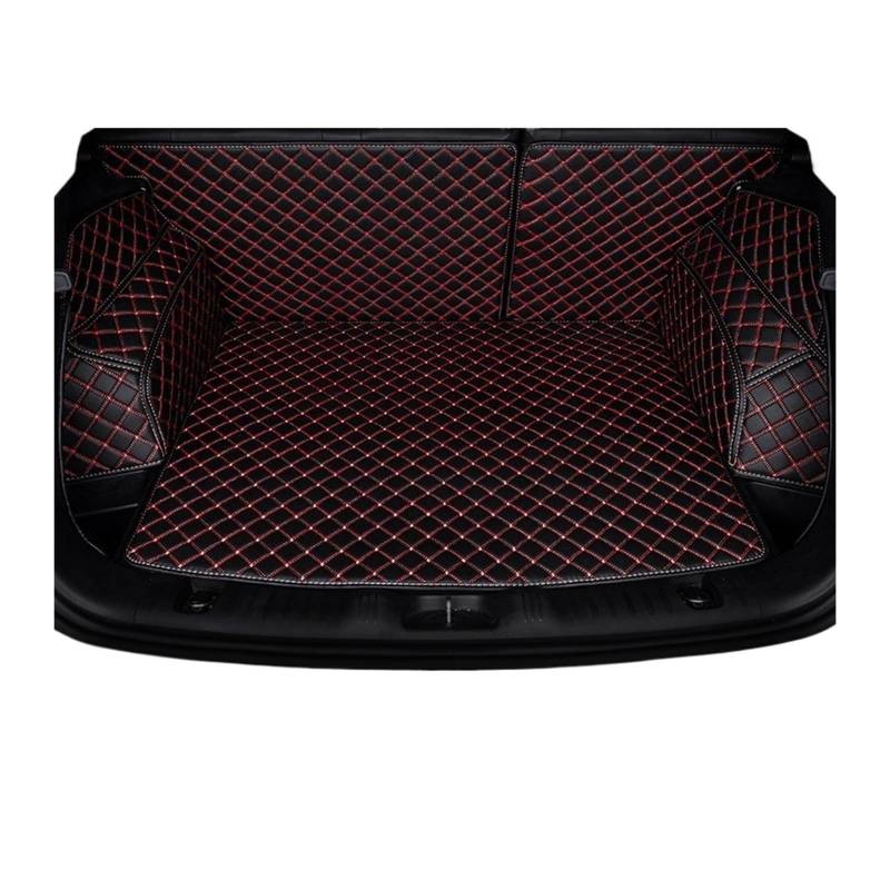 Car Trunk Liner Auto-Kofferraum-Matten Fit für Dodge Journey 2009 2010 2011 2012 2013-2018 Custom Cargo Liner Teppich Kofferraum Schutzmatte(Red,2009-2015) von RVIFY
