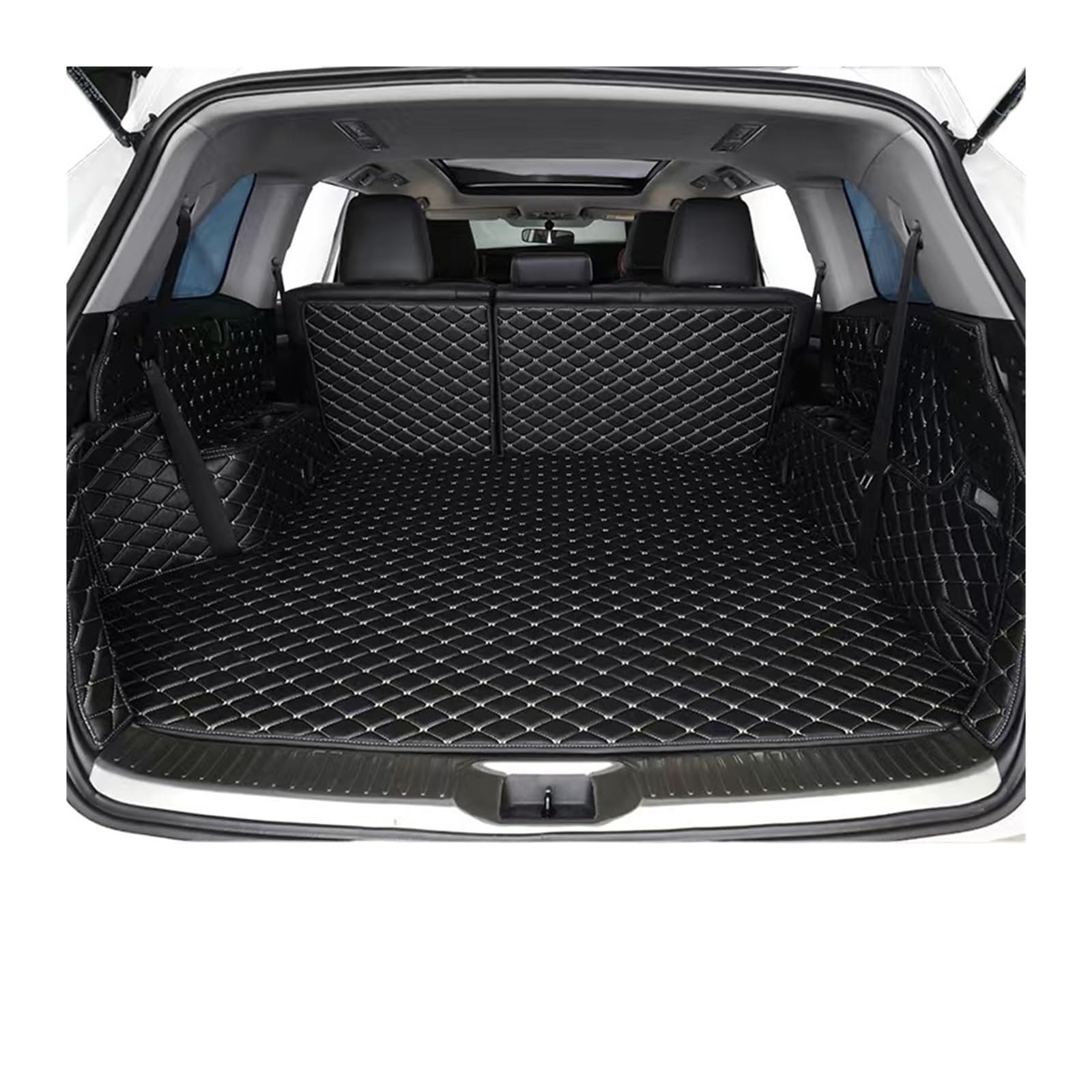 Car Trunk Liner Auto-Kofferraummatten Fit für Kia Stinger Cerato Ev6 Rio Seltos Ceed Auto Boot Interior wasserdichte Schutzpolster Kofferraum Schutzmatte(Color 12) von RVIFY