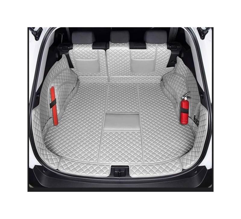 Car Trunk Liner Fit Für Toyota RAV4 2024 2025 Zubehör Kraftstoff PHEV Vollständige Abdeckung Cargo Liner Auto Innen Modifikation Kofferraum Schutzmatte(Full Gray,PHEV) von RVIFY