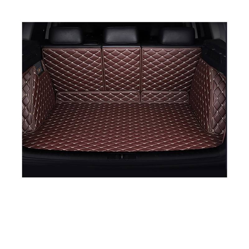 Car Trunk Liner Full Wrap Leder Kofferraummatte FIT Für Ford S-max 2006-2016 Auto Zubehör Kofferraum Schutzmatte(F) von RVIFY