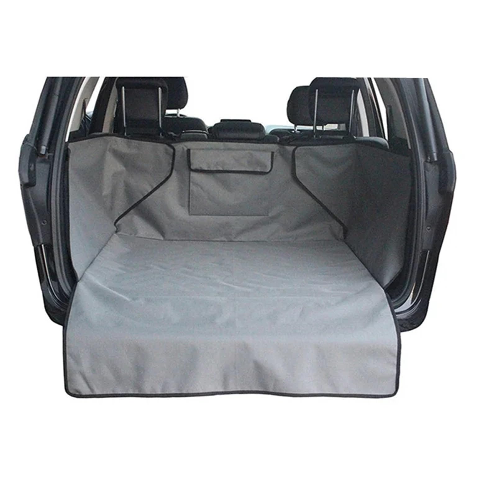 Car Trunk Liner Haustier-Autoabdeckung, wasserdichte Kofferraummatte, für Hunde und Haustiere, Cargo-Liner, rutschfester Autoschutz, Rücksitzbezug mit Taschen Kofferraum Schutzmatte(GRAY,132x104x43cm) Car Trunk Liner Haustier-Autoabdeckung, wasserdichte Kofferraummatte, für Hunde und Haustiere, Cargo-Liner, rutschfester Autoschutz, Rücksitzbezug mit Taschen Kofferraum Schutzmatte(GRAY,132x104x43cm) von RVIFY