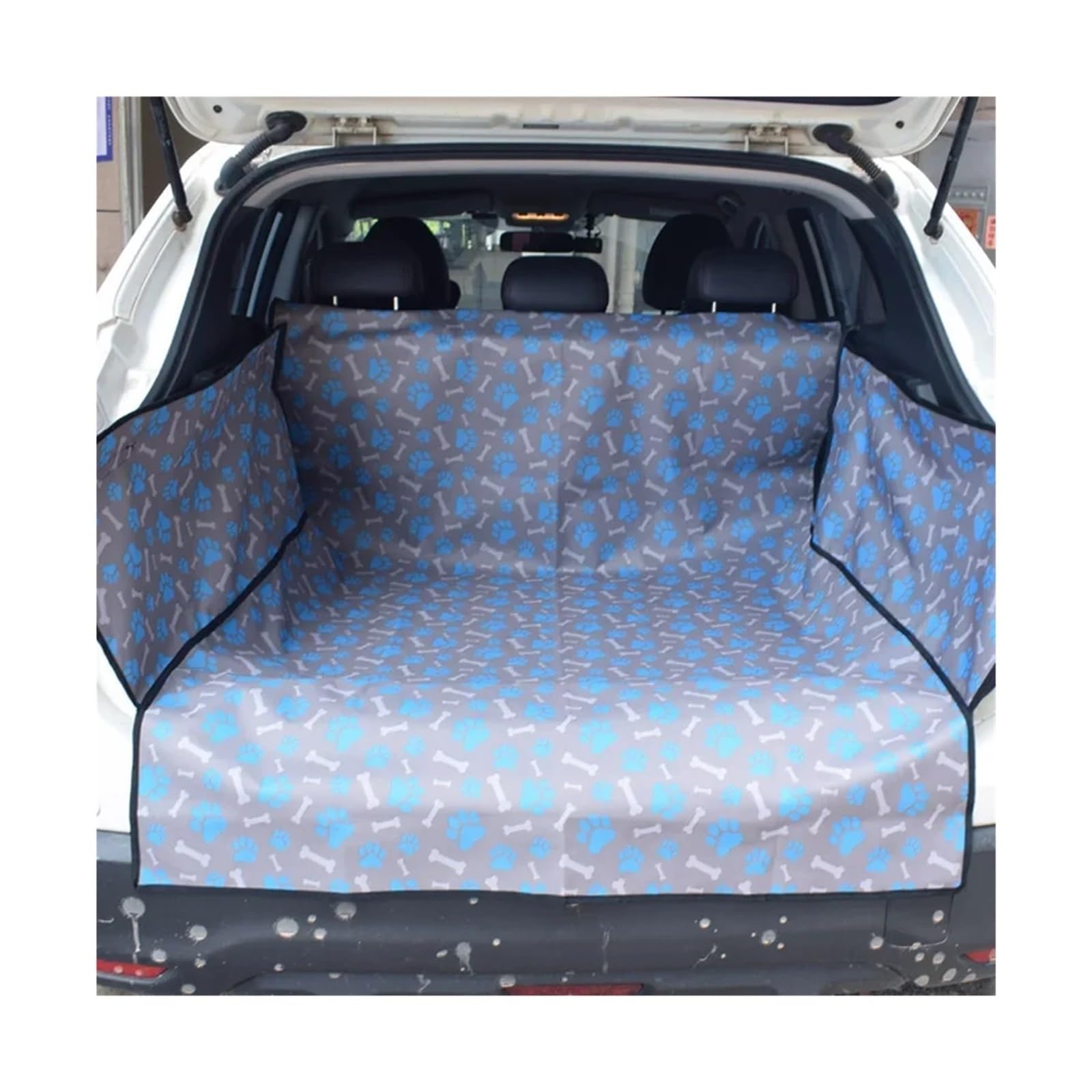 Car Trunk Liner Haustier Hund Auto Sitz Abdeckung Kofferraum Matte Hund Träger Trunk Cargo Liner Für Haustier wasserdichte Oxford Tuch Kofferraum Schutzmatte(Light Blue) von RVIFY