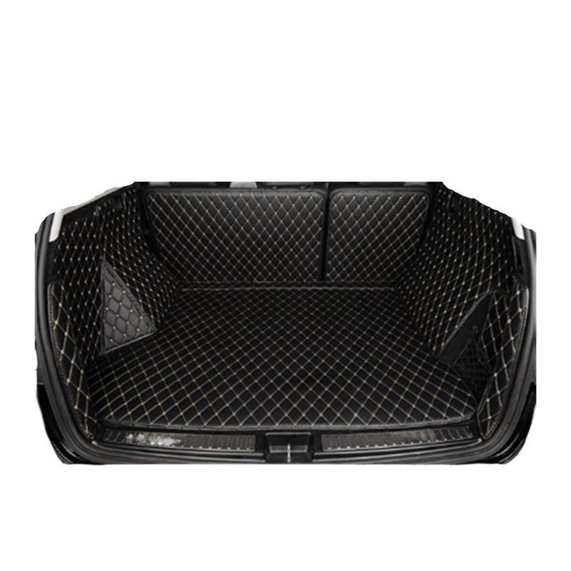 Car Trunk Liner Kofferraummatte Fit für BMW 3 G21 Touring 2019 2020 2021 2022 Autozubehör Boot-Pads Cargo-Liner Kofferraum Schutzmatte(Black with beige) von RVIFY