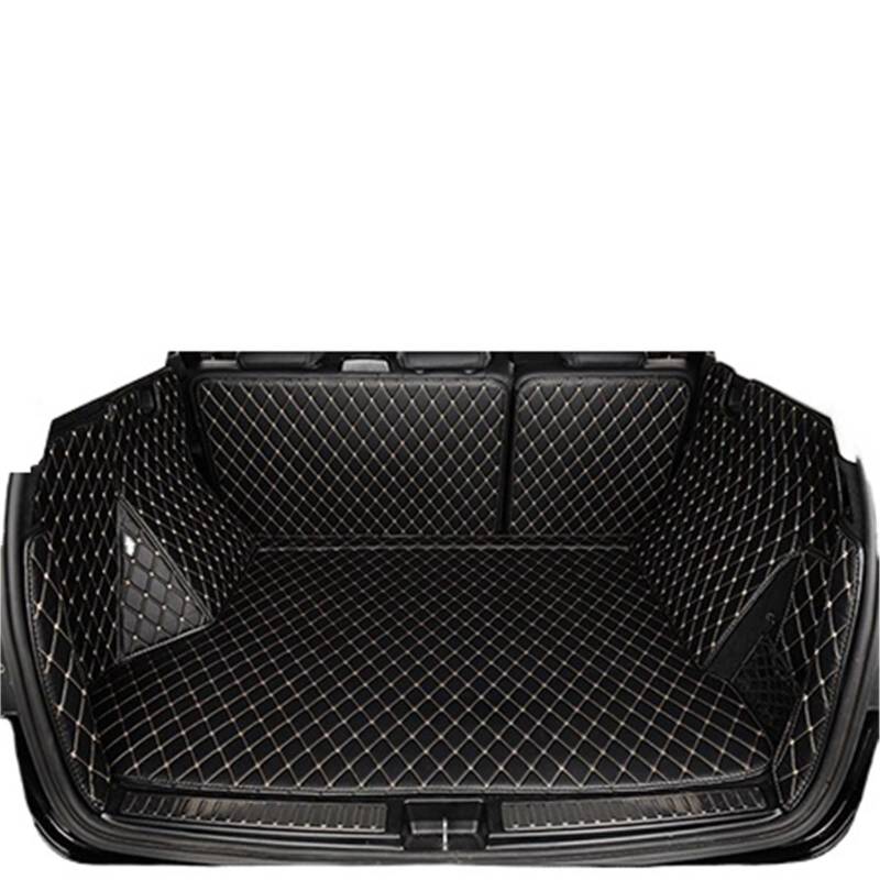 Car Trunk Liner Kofferraummatten passend für Mercedes Benz R 350 W251 6 Sitze 2017–2006, wasserdichte Kofferraumteppiche, Cargo-Liner-Matte Kofferraum Schutzmatte(Full Set Black and White) von RVIFY
