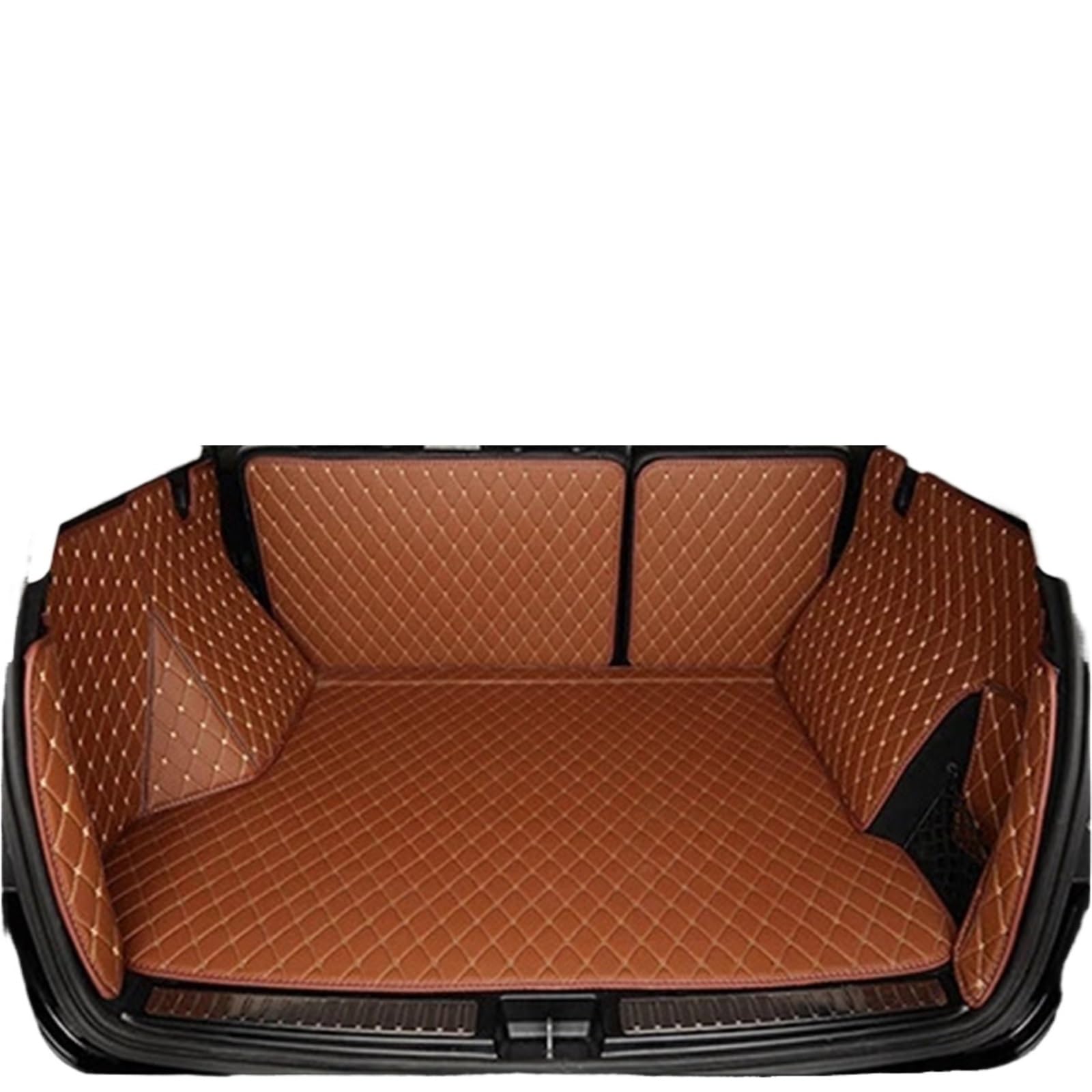 Car Trunk Liner Kofferraummatten passend für Mercedes Benz R 350 W251 6 Sitze 2017–2006, wasserdichte Kofferraumteppiche, Cargo-Liner-Matte Kofferraum Schutzmatte(Full Set orange) von RVIFY