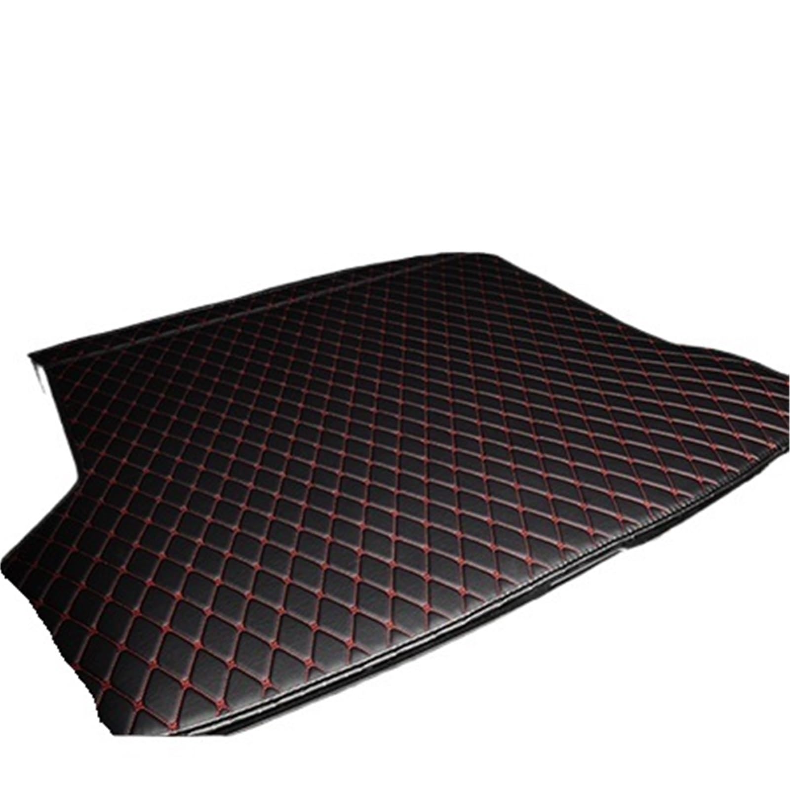 Car Trunk Liner Kofferraummatten passend für Mercedes Benz R 350 W251 6 Sitze 2017–2006, wasserdichte Kofferraumteppiche, Cargo-Liner-Matte Kofferraum Schutzmatte(Half Set Black and red) von RVIFY