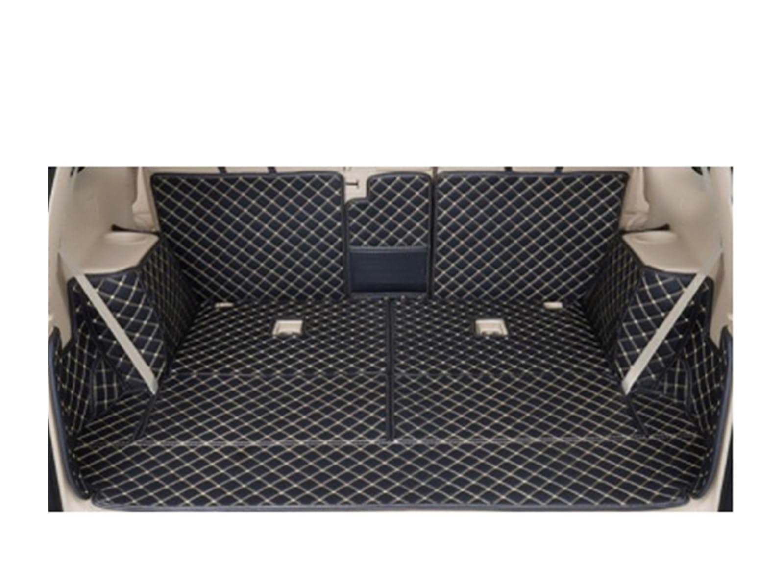 Car Trunk Liner Kofferraummatten passend für Toyota Prado 150 2010 2011 2012 2013 2017 2018 Anti-Schmutz-Schutzschale Cargo-Liner Kofferraum Schutzmatte(E) von RVIFY