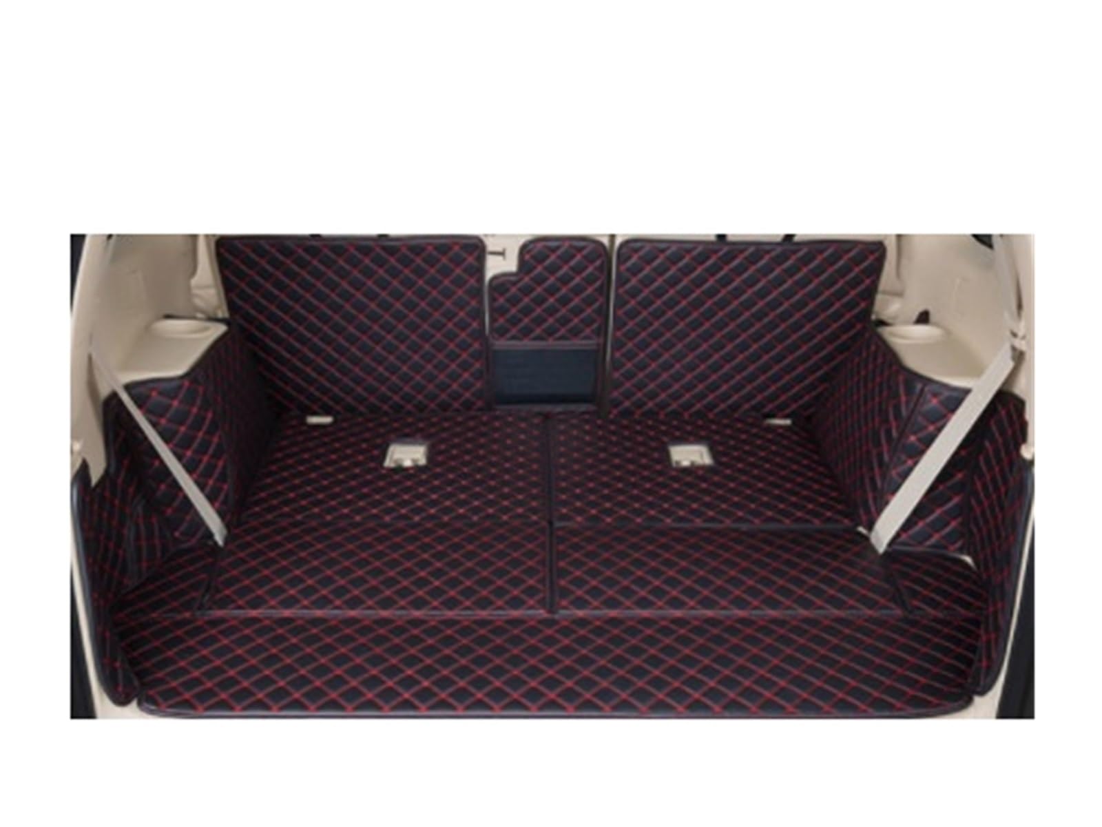 Car Trunk Liner Kofferraummatten passend für Toyota Prado 150 2010 2011 2012 2013 2017 2018 Anti-Schmutz-Schutzschale Cargo-Liner Kofferraum Schutzmatte(F) von RVIFY