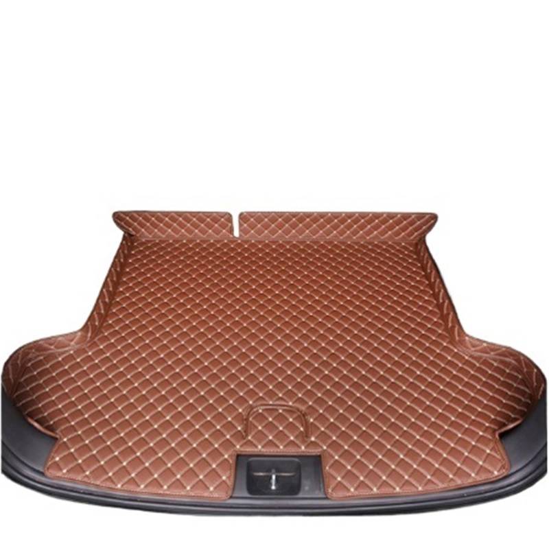 Car Trunk Liner Leder Kofferraum Matte Fit Für Hyundai Tucson 2016 2017 2018 2019 2020 SUV Cargo-Liner Kofferraum Schutzmatte(Brown 1) von RVIFY