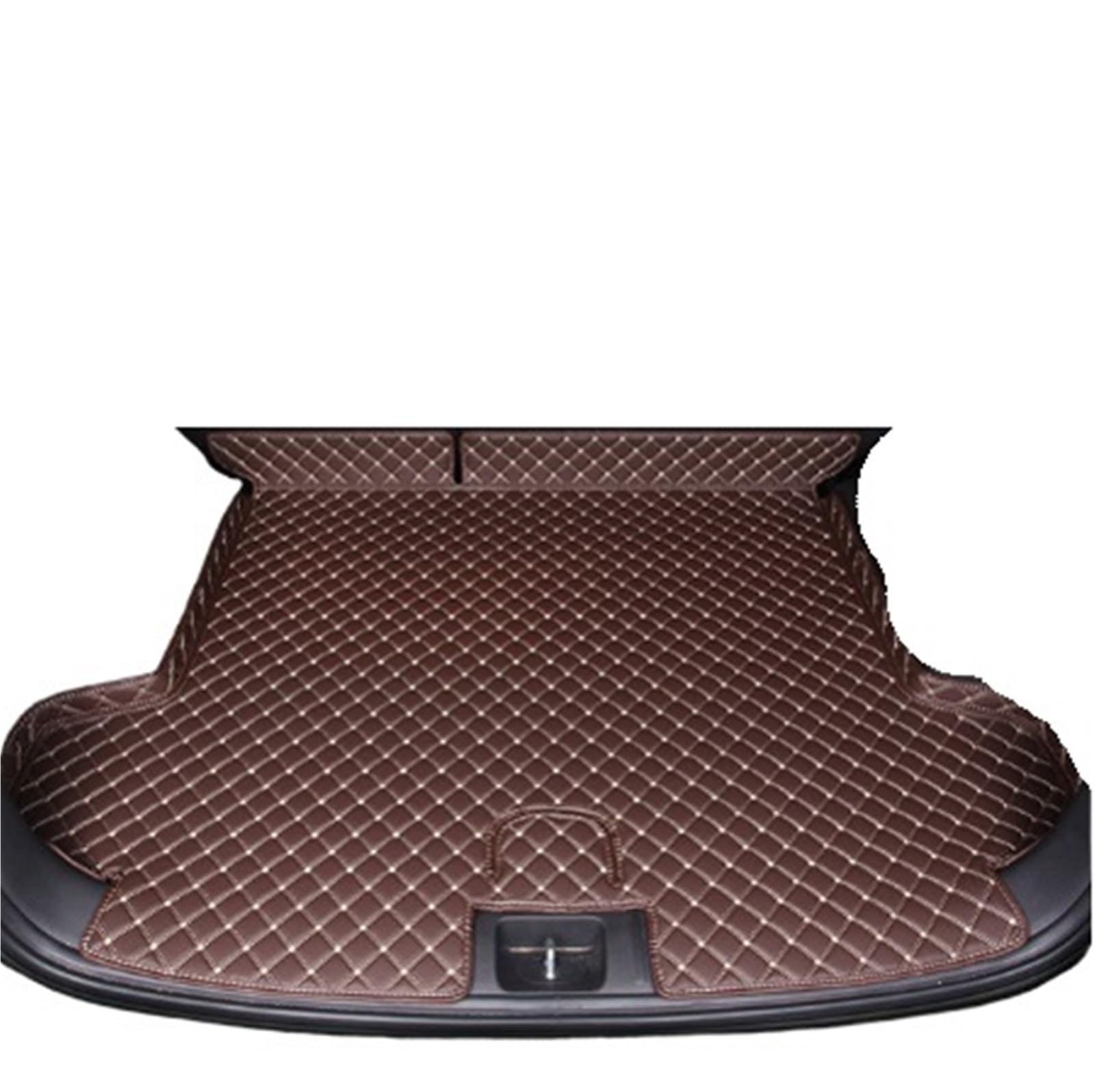 Car Trunk Liner Leder Kofferraum Matte Fit Für Hyundai Tucson 2016 2017 2018 2019 2020 SUV Cargo-Liner Kofferraum Schutzmatte(Coffee 1) von RVIFY