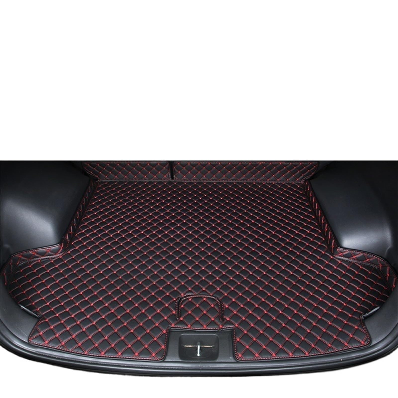 Car Trunk Liner Leder Kofferraum Matte Fit Für Hyundai Tucson 2019 2020 SUV Cargo-Liner Zubehör Innen Boot Kofferraum Schutzmatte(D) von RVIFY