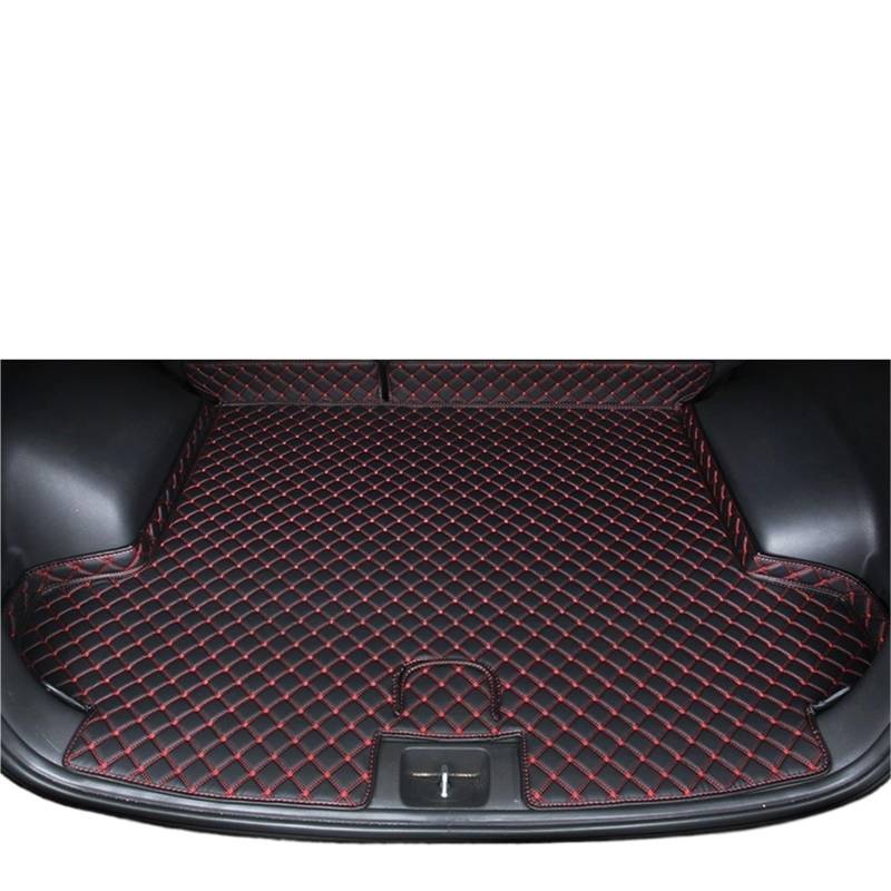 Car Trunk Liner Leder Kofferraum Matte Fit Für Hyundai Tucson 2019 2020 SUV Cargo-Liner Zubehör Innen Boot Kofferraum Schutzmatte(D) von RVIFY