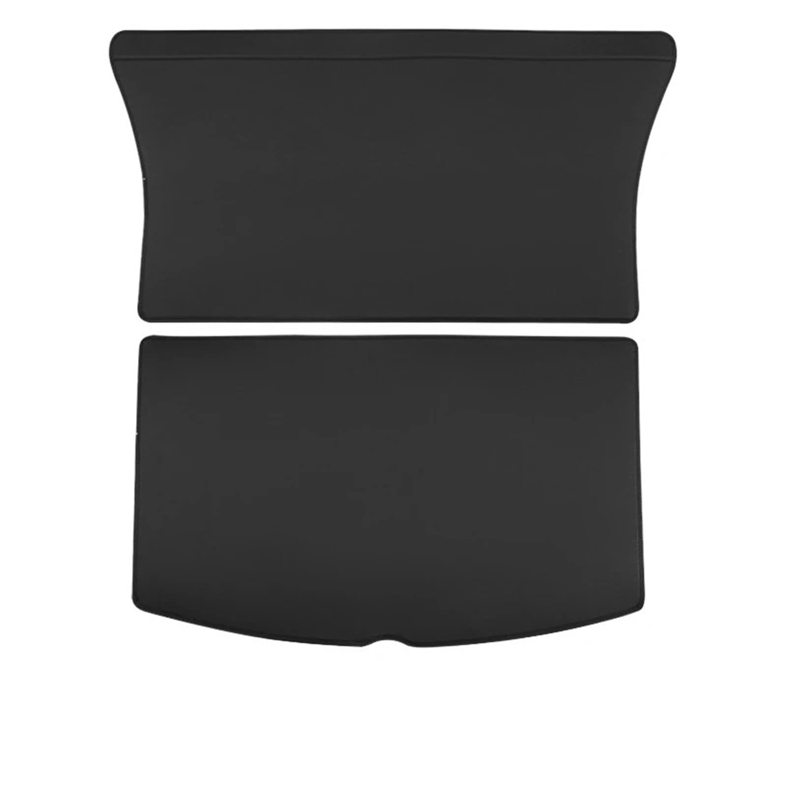 Car Trunk Liner Leder-Kofferraummatte für die Rücksitze von Tesla Model Y Model 3 2017–2024 Kofferraum Schutzmatte(for 19-23 Model Y) von RVIFY