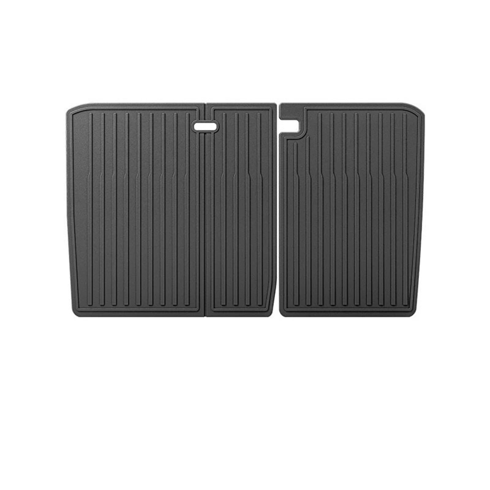 Car Trunk Liner Passend für Tesla Model 3 Highland 2024, vordere und hintere Kofferraummatten, TPE, Allwetter-Laderaumwanne, Anti-Schmutz-Matte, Sitz Kofferraum Schutzmatte(Seat Backrest Pad) von RVIFY
