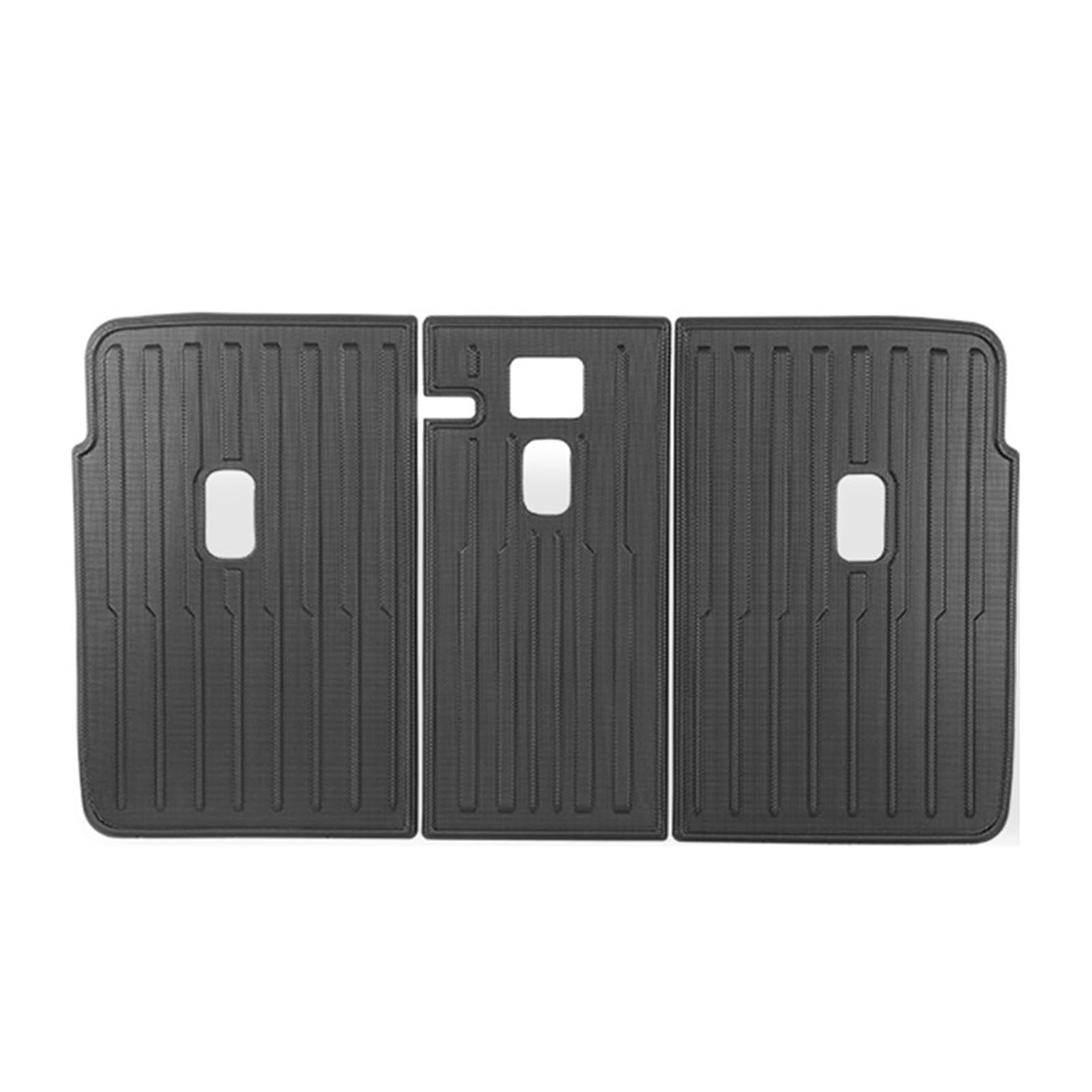 Car Trunk Liner Passend für Tesla Model Y Rücksitzlehne Schutzpolster Kofferraummatte Anti-Kick-Pad Autoinnenraum 2021-2024 Kofferraum Schutzmatte(Backrest mat 3pcs) von RVIFY