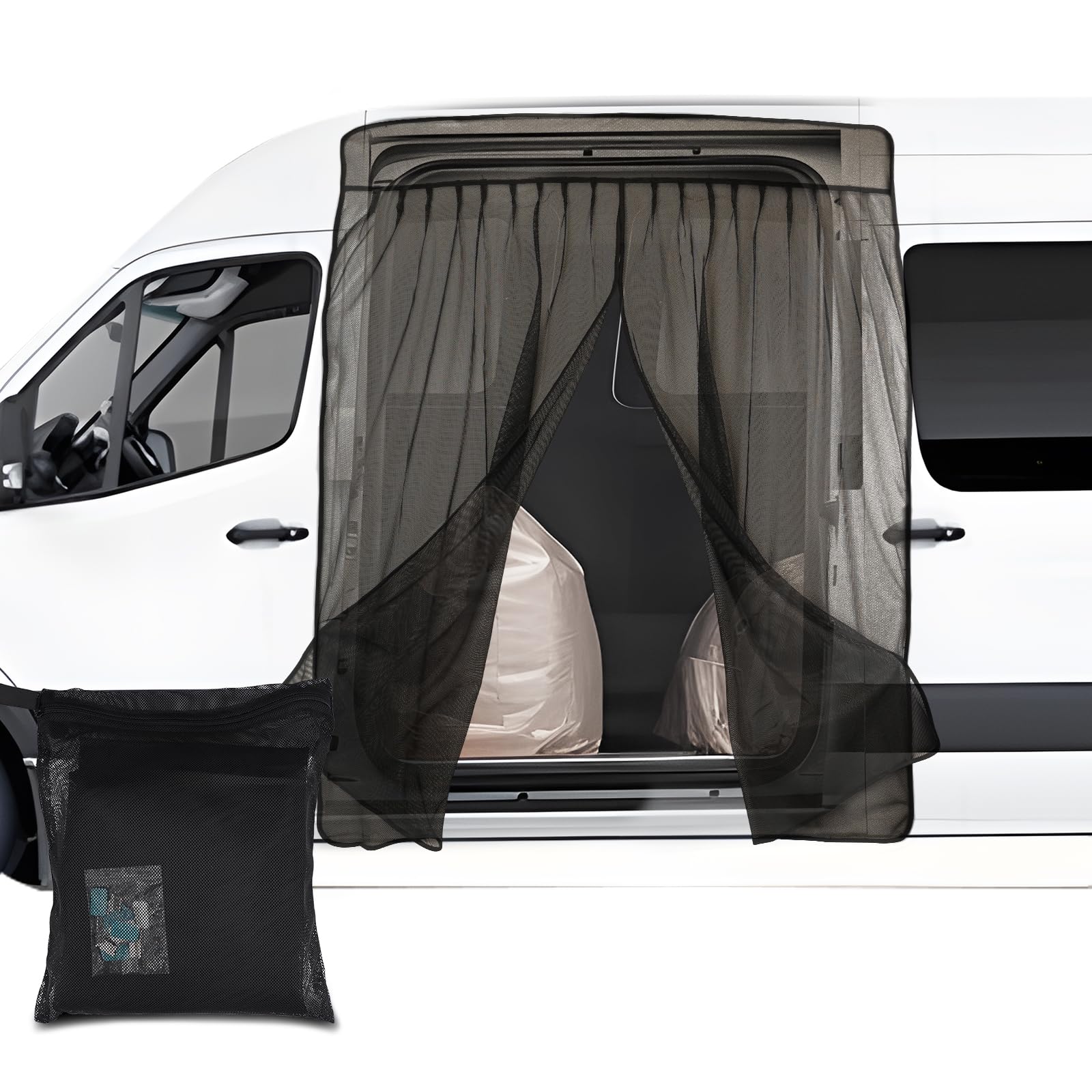 RVINGPRO Van Bug Sichtschutz für Sprinter, Universalgröße, magnetisches Moskitonetz für Ford Transit, ProMaster und andere Wohnmobile, Wohnmobile, RV-Schiebetür-Insektengitter, Van Life Essentials RVINGPRO Van Bug Sichtschutz für Sprinter, Universalgröße, magnetisches Moskitonetz für Ford Transit, ProMaster und andere Wohnmobile, Wohnmobile, RV-Schiebetür-Insektengitter, Van Life Essentials von RVINGPRO