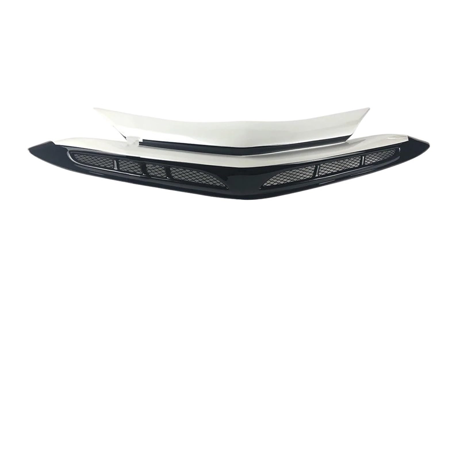 Kühlergrille Für CHR Für C-HR 2016-2018 2019 2020 2021 2022 Auto-Upgrade Fronteinlass Stoßstangengrill Racing Grill Hood Mesh Styling Kühlergrill Vorne(16-19 Black-White) von RWRPQEDEXM