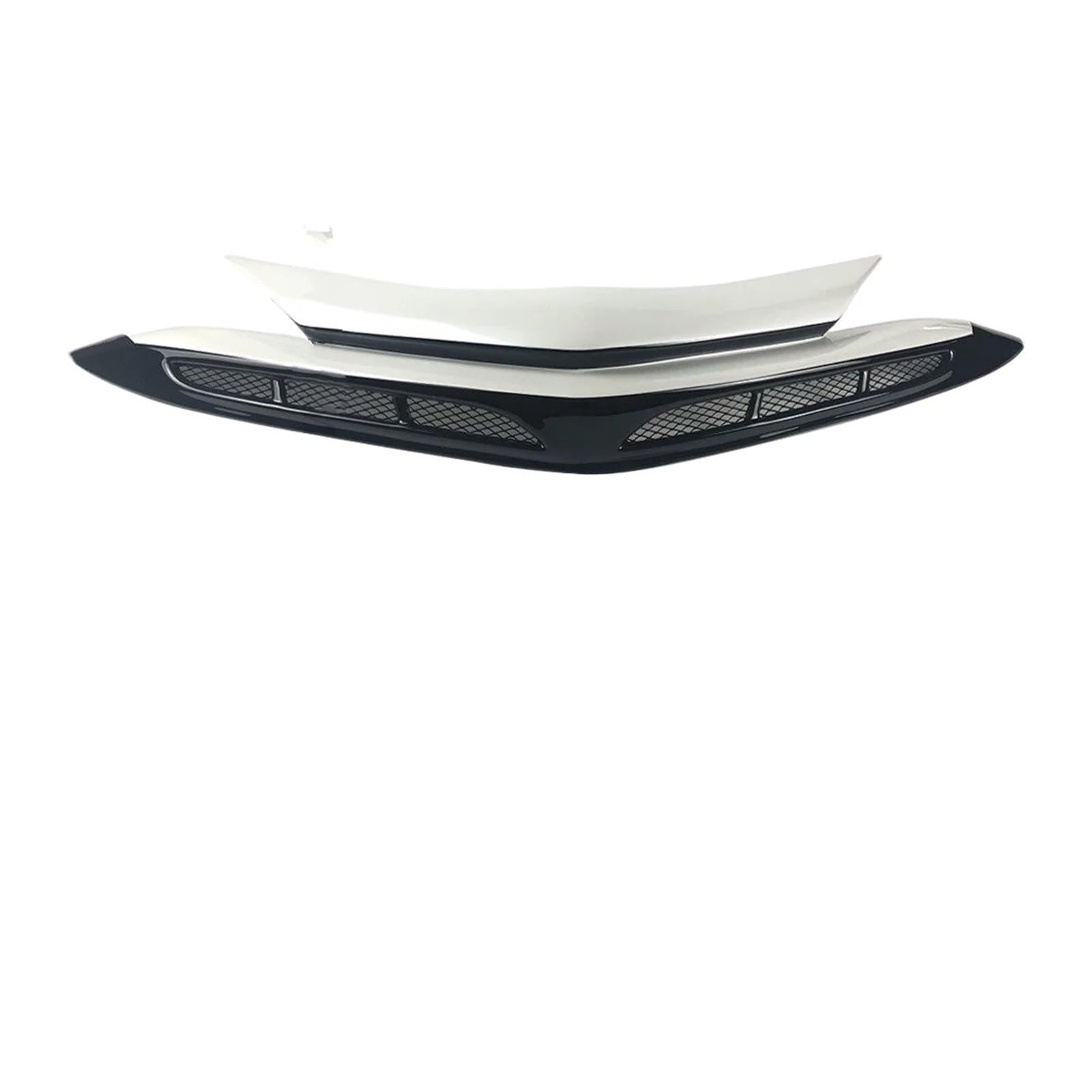 Kühlergrille Für CHR Für C-HR 2016-2018 2019 2020 2021 2022 Auto-Upgrade Fronteinlass Stoßstangengrill Racing Grill Hood Mesh Styling Kühlergrill Vorne(20-22 Black-White) von RWRPQEDEXM