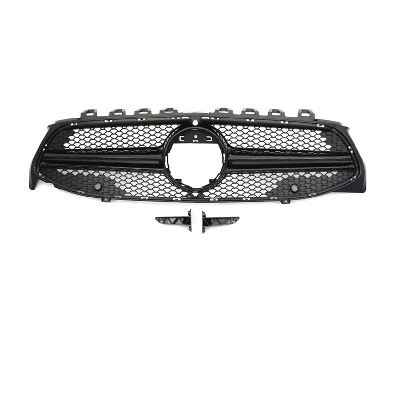Kühlergrille Für CLA Für GT Diamond Für W118 CLA180 CLA200 CLA250 CLA260 CLA45 2019-2023 Frontstoßstangengrill Schwarz Silber Kühlergrill Vorne(C Blk with) von RWRPQEDEXM