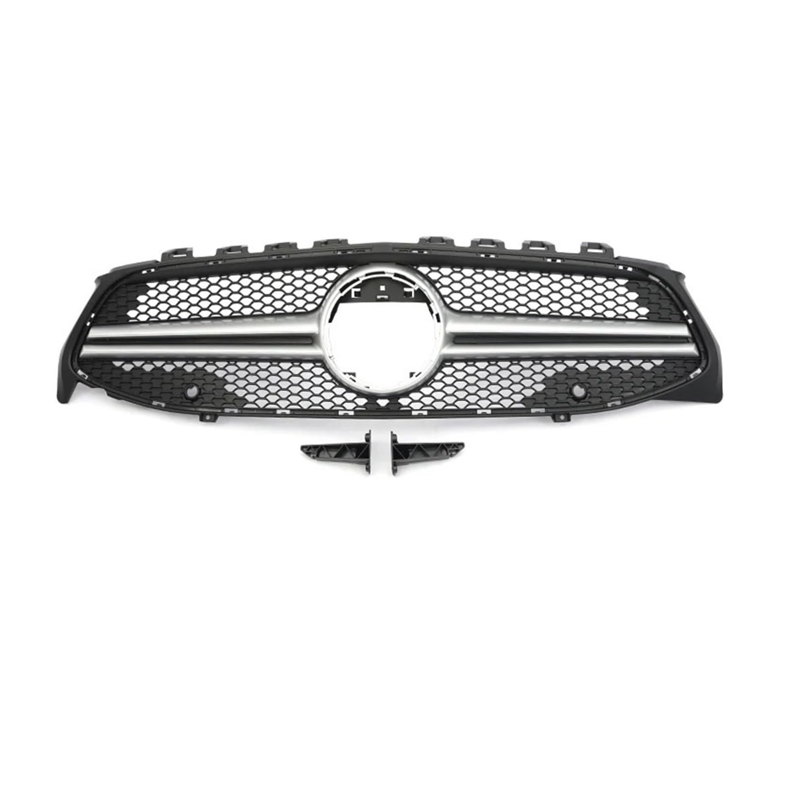 Kühlergrille Für CLA Für GT Diamond Für W118 CLA180 CLA200 CLA250 CLA260 CLA45 2019-2023 Frontstoßstangengrill Schwarz Silber Kühlergrill Vorne(C Sliver WO) von RWRPQEDEXM