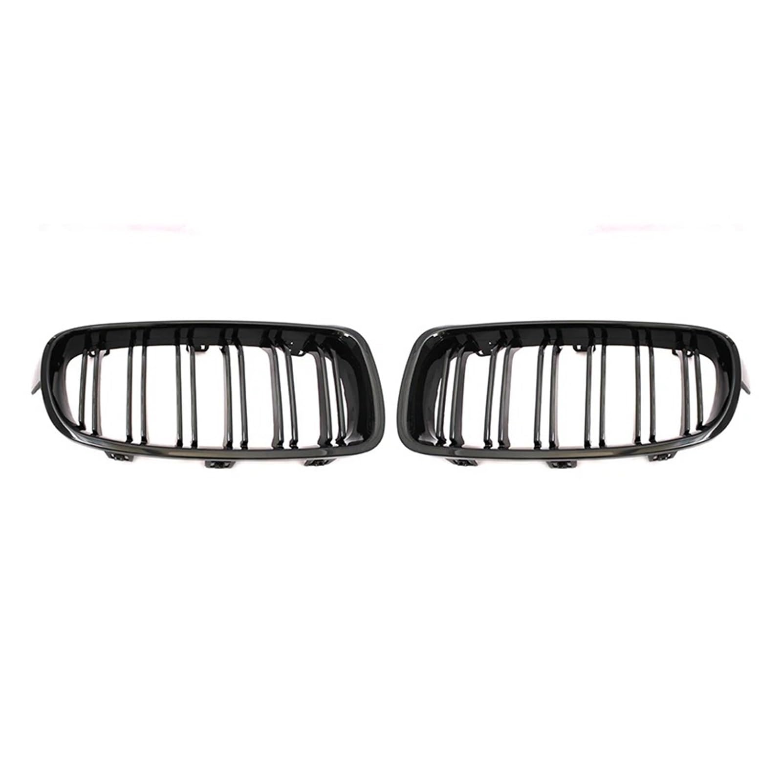 Kühlergrille Für F30 F31 F35 320i 325i 328i 2012-2016 2017 2018 Auto-Styling ABS Front Nierengrill Dual Lamellengrill Zubehör Kühlergrill Vorne(Double Line Black) von RWRPQEDEXM