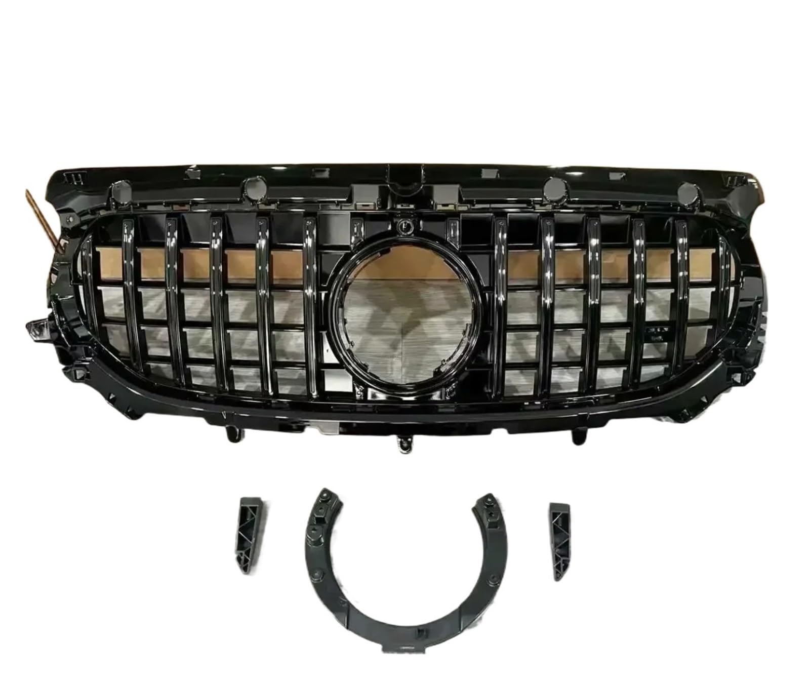 Kühlergrille Für GLA-Klasse H247 Für GLA 200 250 260 GLA45 GLA35 Für GT 2020-2024 Auto-Renngrills ABS-Styling Frontstoßstangengrill Kühlergrill Vorne(2024 A Black) von RWRPQEDEXM