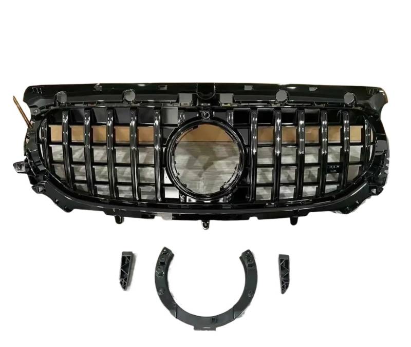 Kühlergrille Für GLA-Klasse H247 Für GLA 200 250 260 GLA45 GLA35 Für GT 2020-2024 Auto-Renngrills ABS-Styling Frontstoßstangengrill Kühlergrill Vorne(2024 A Black) von RWRPQEDEXM