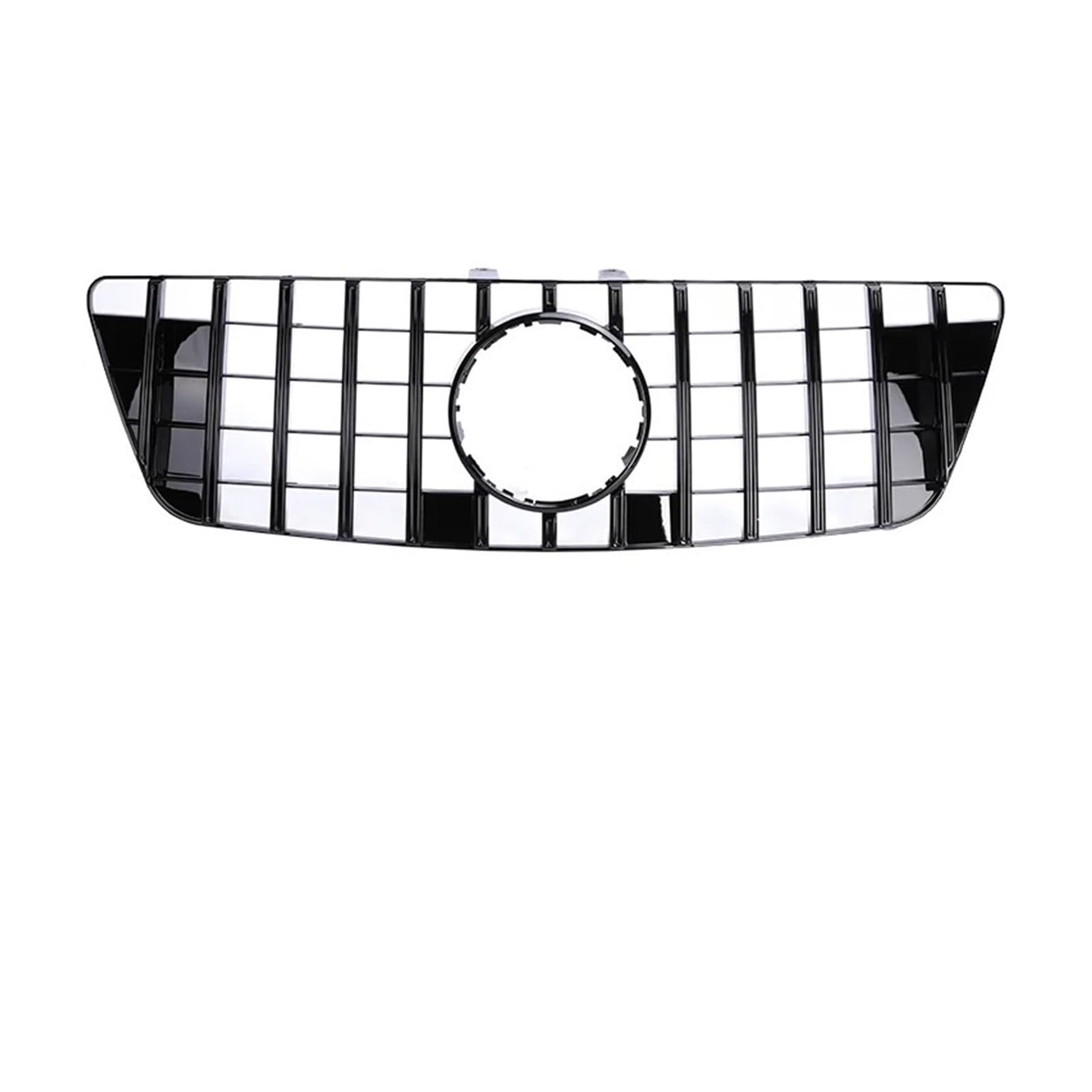 Kühlergrille Für ML-Klasse W164 320 350 430 550 Für GT Style 2006-2011 Auto Schwarz Silber Grill Frontstoßstange Kühlergrill Kühlergrill Vorne(Black 09-11) von RWRPQEDEXM