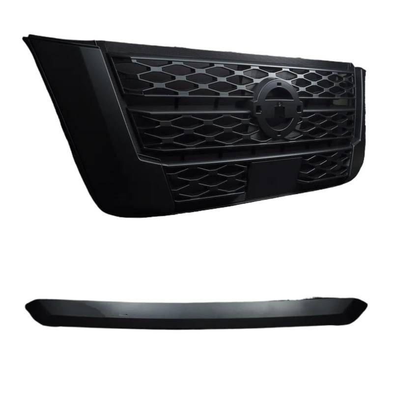 Kühlergrille Für Navara Für Frontier Np300 2021 2022 2023 Autogrill Frontstoßstangengrills Abs Racing Rador Mesh Grillabdeckungen Kühlergrill Vorne von RWRPQEDEXM