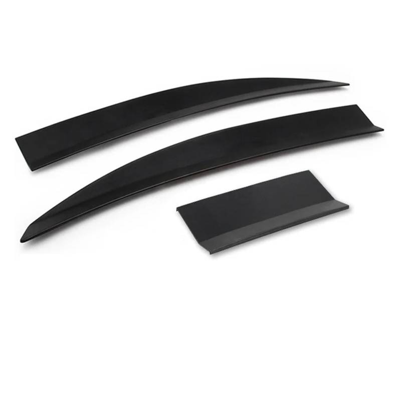 Spoiler 3Pcs Universal Auto Limousine Dach Spoiler Verlängerung Tragfläche Einstellbare Länge Auto Zubehör Tuning Flügel Lip(Black) von RWRPQEDEXM