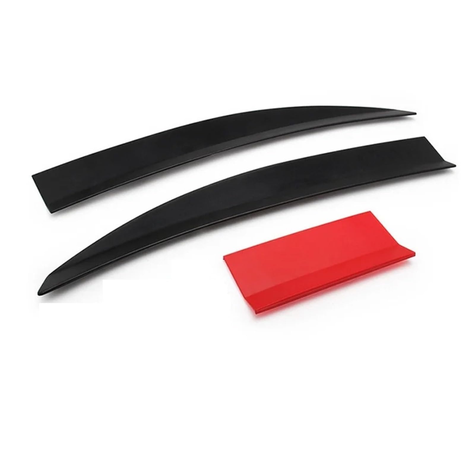 Spoiler 3Pcs Universal Auto Limousine Dach Spoiler Verlängerung Tragfläche Einstellbare Länge Auto Zubehör Tuning Flügel Lip(Red) von RWRPQEDEXM