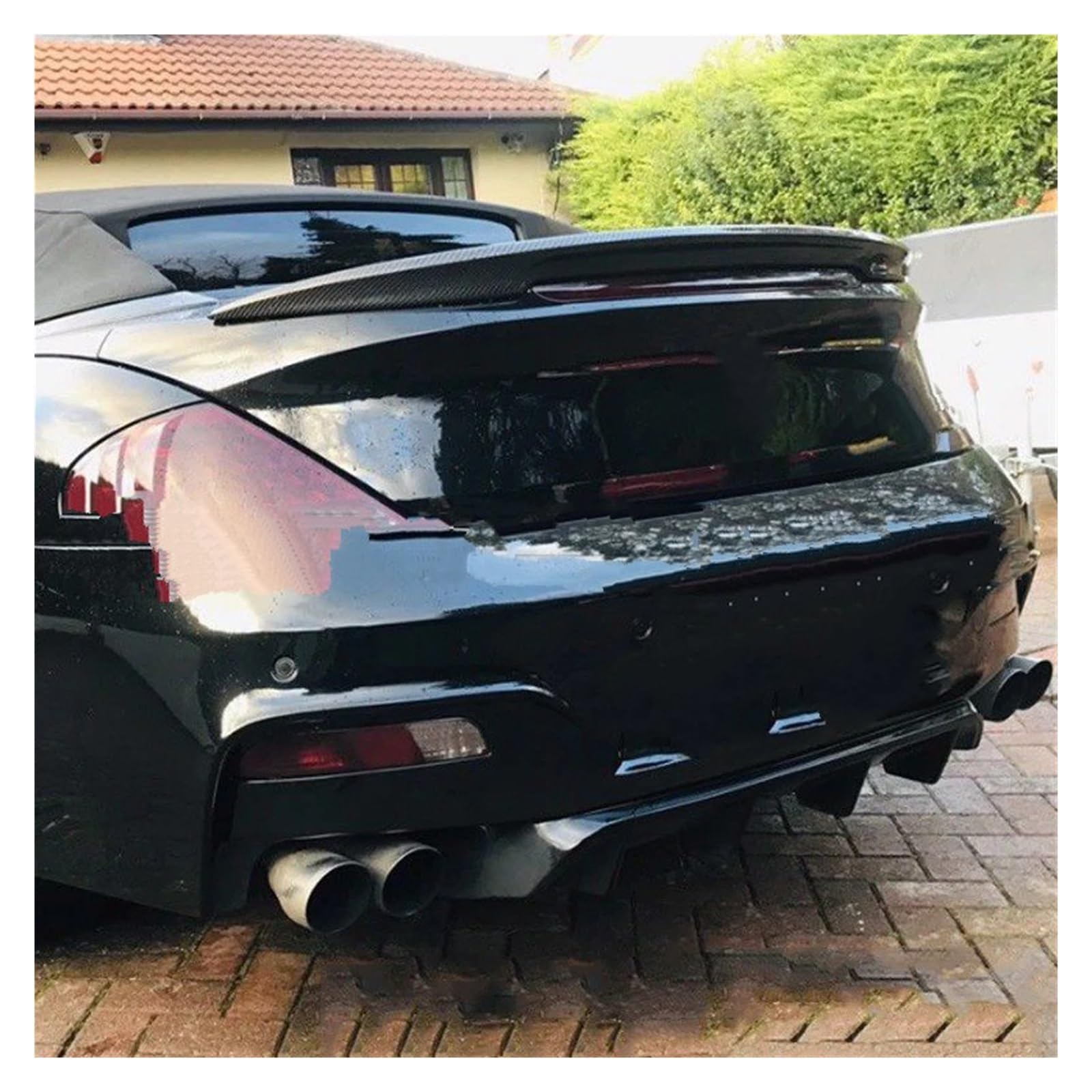 Spoiler Für 6 Series E63 E64 2004 2005 2006 2007 2008 2009 Spoiler Heckflügel Carbon Heckflügel Auto Styling Flügel Lip(Carbon Fiber) von RWRPQEDEXM