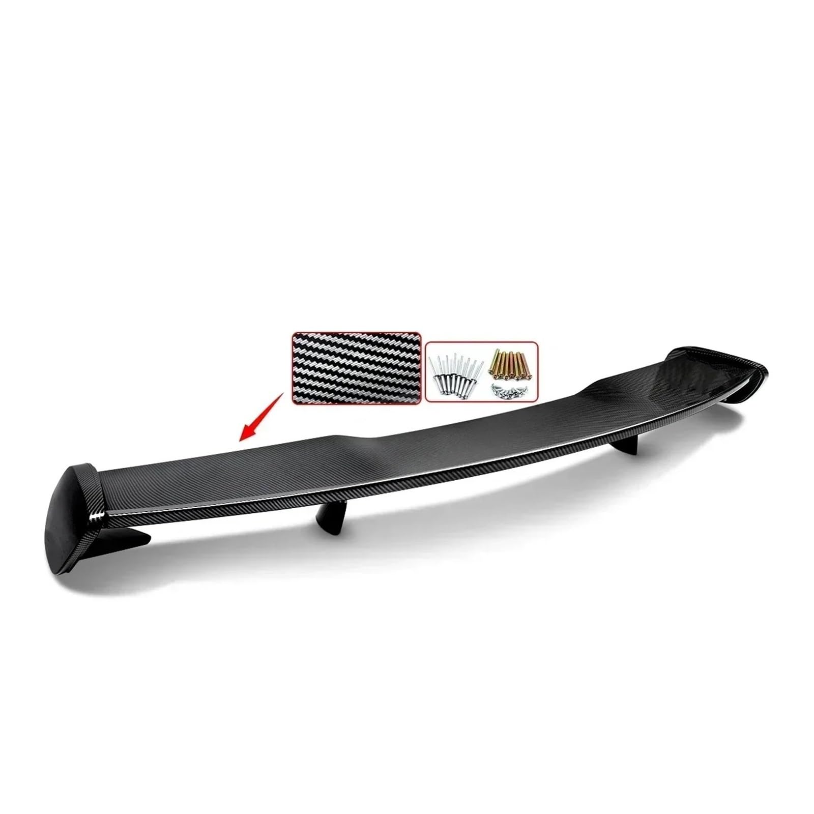 Spoiler Für A-Klasse W176 2013-2018 Schrägheck A160 A180 A200 A250 A45 5-Türer Spoiler Dachflügel Flügel Lip(Carbon Look) von RWRPQEDEXM