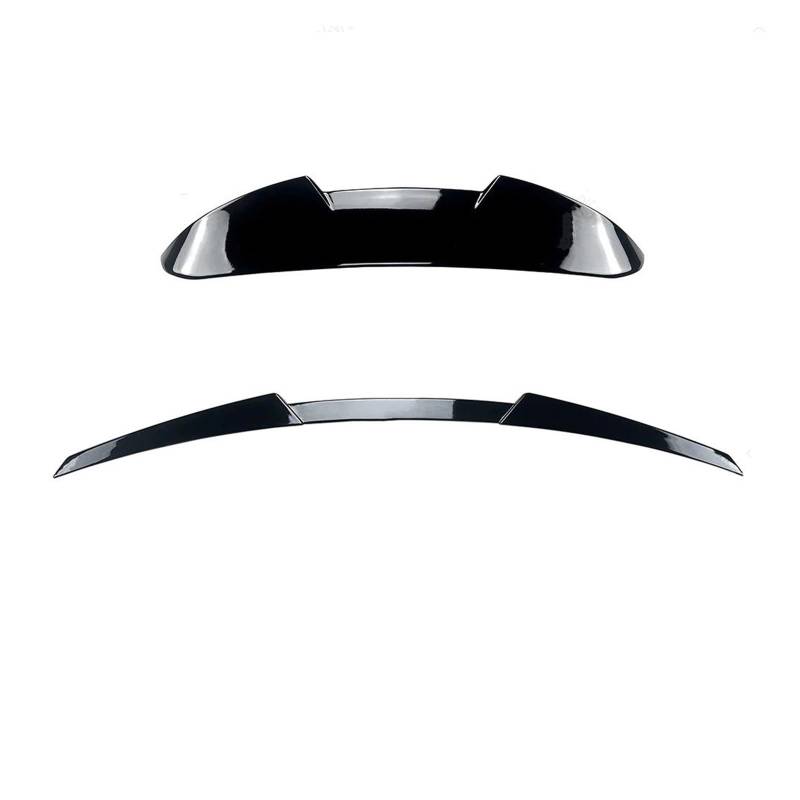 Spoiler Für C-Klasse S204 Für Touring C200 C300 Für AMG 2008-2014 Auto Heckklappe Dach Und Mittelspoiler Trim Heckflügel Flügel Lip(Top Wing Middle tai) von RWRPQEDEXM