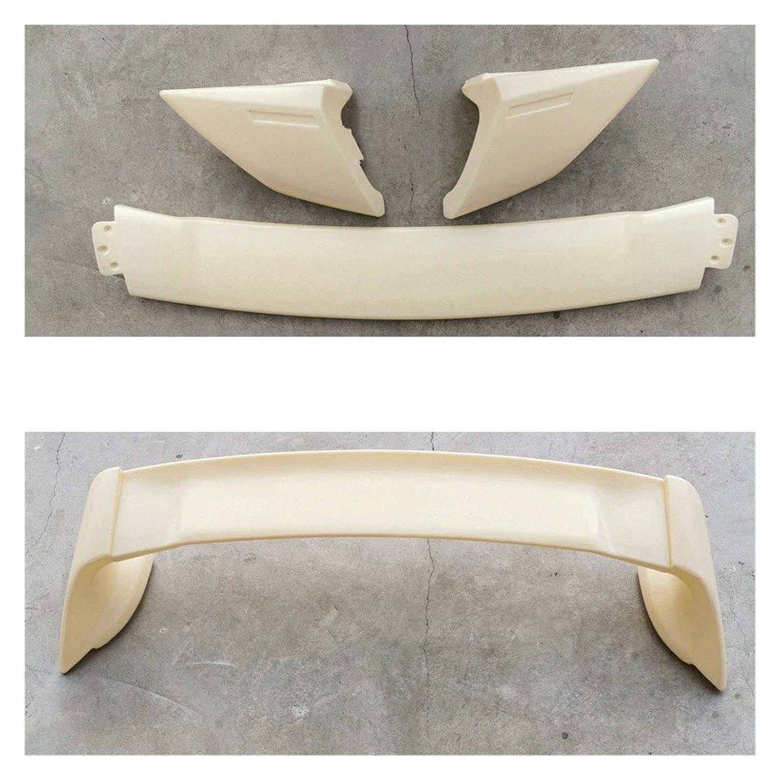 Spoiler Für Civic Für FD2 Spoiler 2006 2007 2008 2009 2010-2015 DREI Teile Auto Boot Abdeckung Hinten Flügel Flügel Lip(Clear) von RWRPQEDEXM