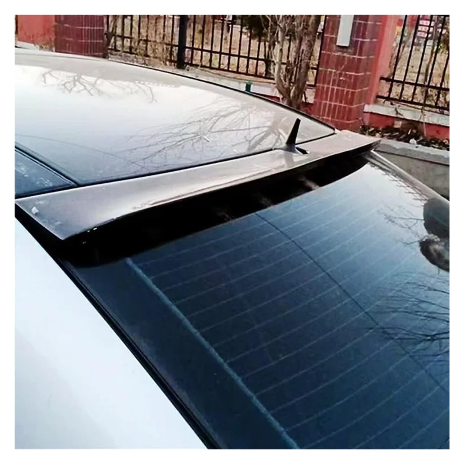 Spoiler Für E-Klasse W211 E180 200 260 300 320 240 230 280 35 Hinten Dach Stamm Deckel Auto Spoiler Flügel Tuning Flügel Lip(Roof Carbon Color) von RWRPQEDEXM