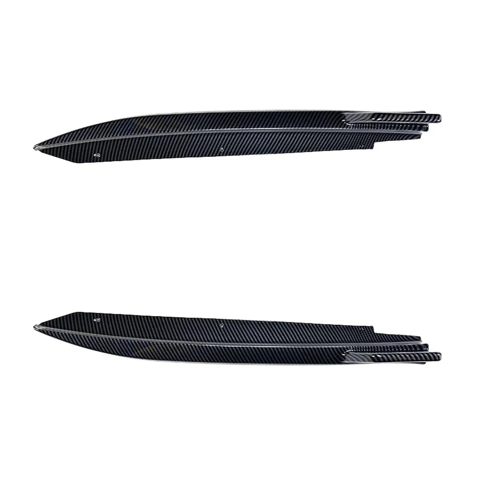 Spoiler Für G30 5er-Serie G30 Für Limousine Für M-Sport Für M-Tech 2017-Hinterer Seitenstoßfänger-Spoiler-Splitter-Diffusor Flügel Lip(Carbon Look) von RWRPQEDEXM