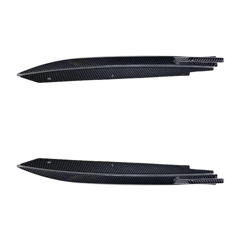 Spoiler Für G30 5er-Serie G30 Für Limousine Für M-Sport Für M-Tech 2017-Hinterer Seitenstoßfänger-Spoiler-Splitter-Diffusor Flügel Lip(Carbon Look) von RWRPQEDEXM