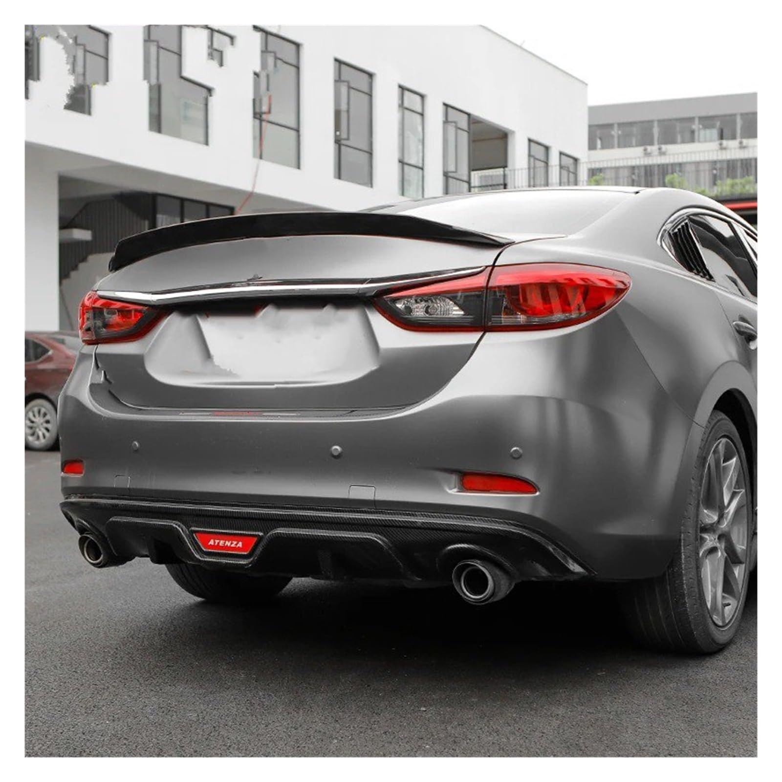 Spoiler Für Mazda 6 Für Mazda6 Für ATENZA 2014-2018 Motion Spoiler Auto Schwanz Primer Farbe Heckspoiler Motion Spoiler Flügel Lip(Unpainted) von RWRPQEDEXM