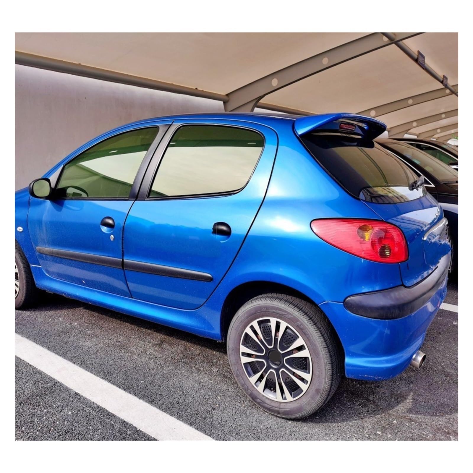 Spoiler Für Peugeot 206 207 Spoiler Auto Heckflügel Primer Heckspoiler Flügel Lip(Gray) von RWRPQEDEXM