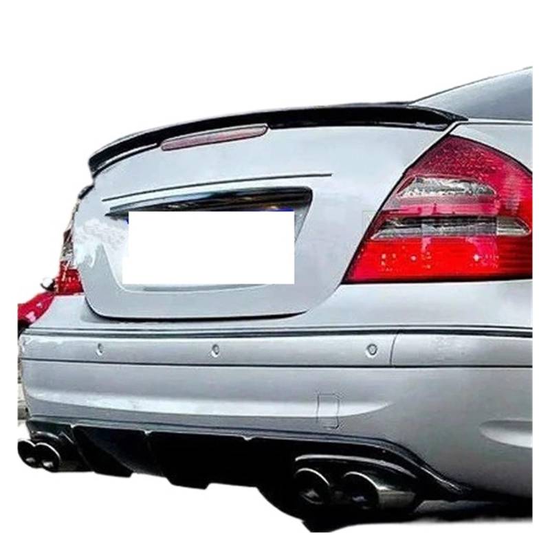 Spoiler Für W211 Für E-Klasse E200 E260 2002-2009 Spoiler Auto Heckflügel Heckspoiler Flügel Lip(Gloosy Black) von RWRPQEDEXM